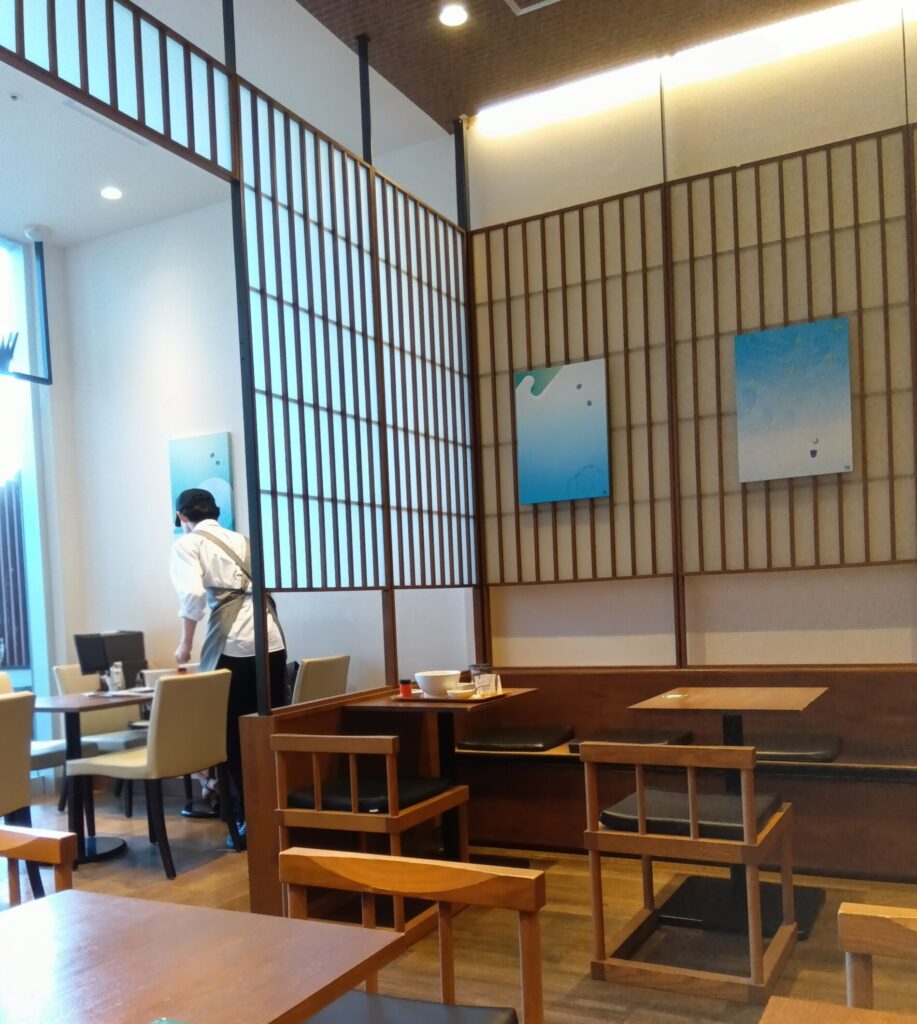 nana's green tea イオンモールKYOTO店の店内